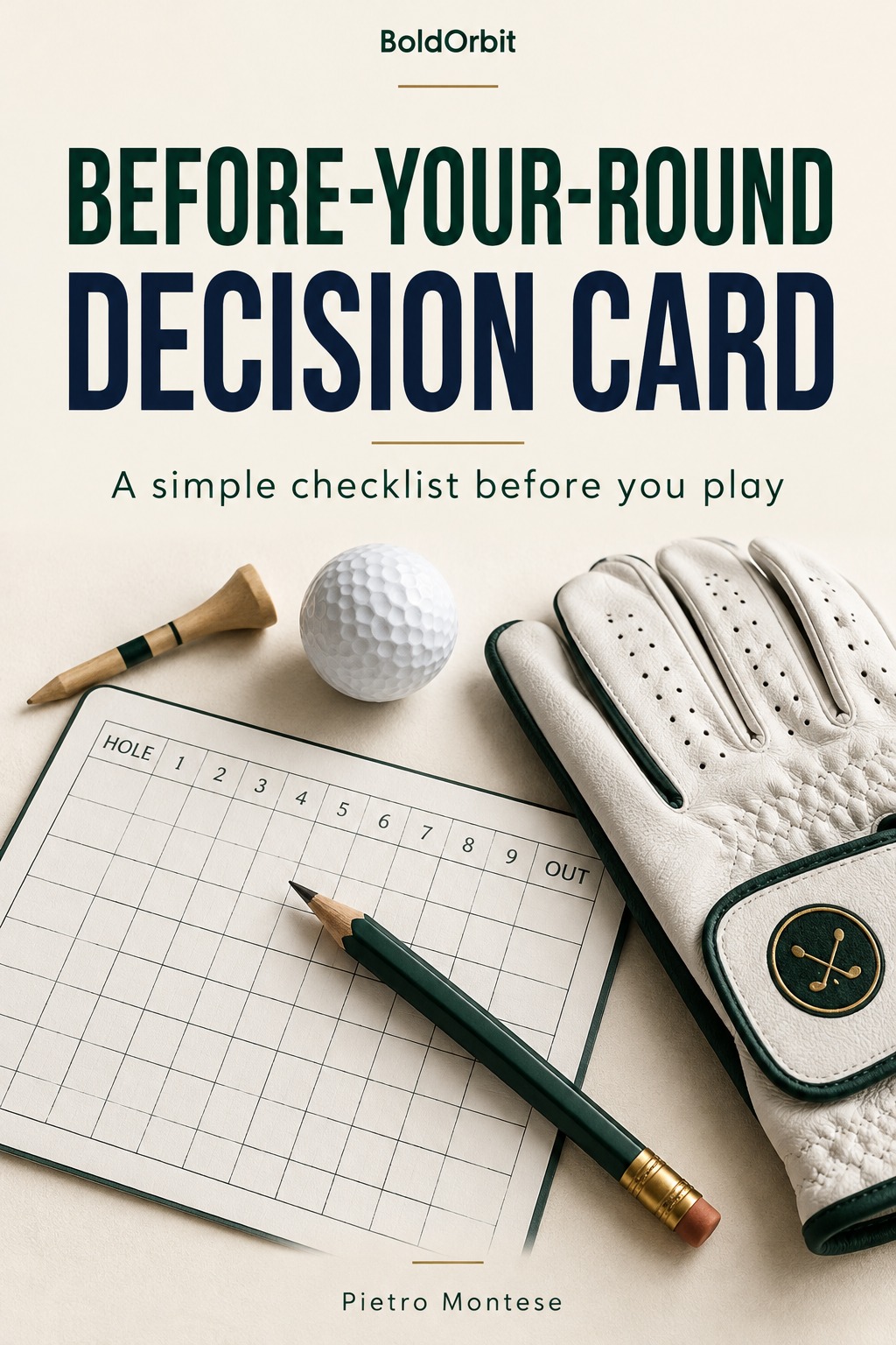 The Before-Your-Round Decision Card cover