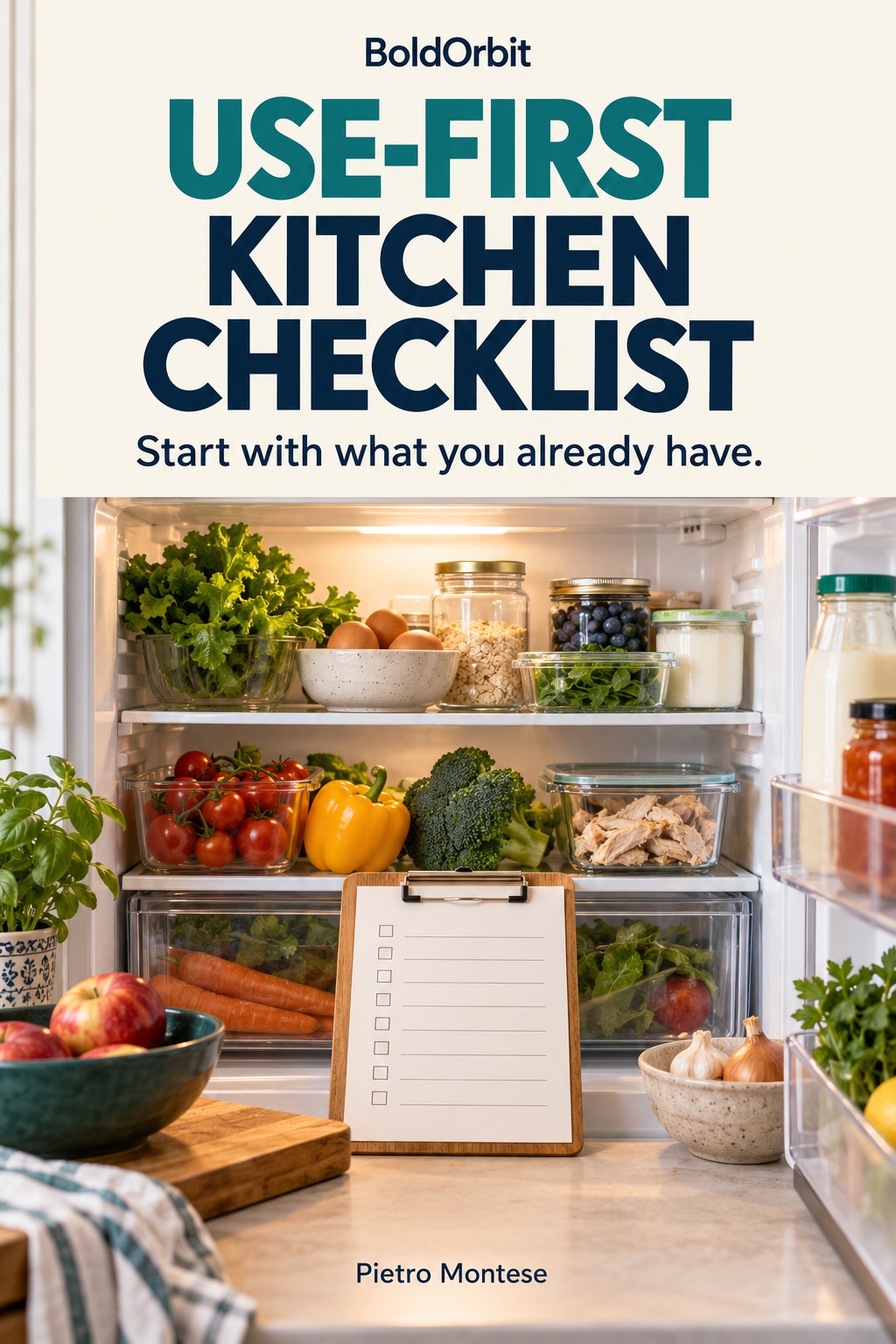 The Use-First Kitchen Checklist cover